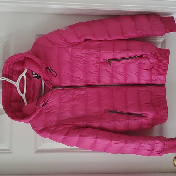 Dkny Jackets & Blazers - DKNY Pink Down Puffer Jacket Size M